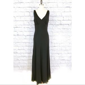 J Crew Silk Sophia Black Gown